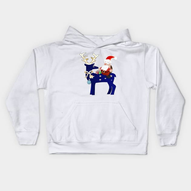 Happy Merry Christmas day Kids Hoodie by UrLifeTee